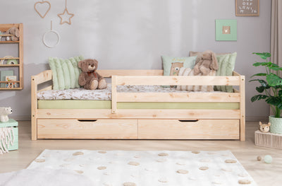 Einzelbett Kinderbett "Eli" 120x200 Kiefer massiv