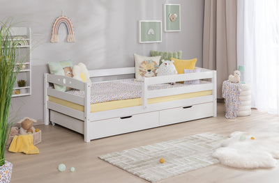 Einzelbett Kinderbett "Eli" 90x200 Kiefer massiv