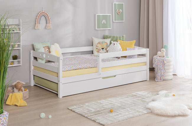 Einzelbett Kinderbett "Eli" 90x200 Kiefer massiv