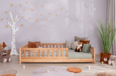 Kinderbett Hausbett "Lou" 120x200 Buche Massiv