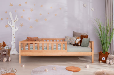 Kinderbett Hausbett "Lou" 120x200 Buche Massiv