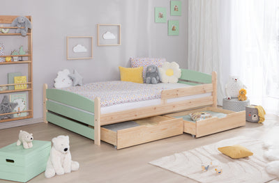 Kinderbett Einzelbett "Mello" 120x200 Kiefer massiv