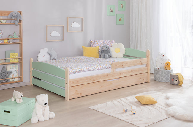 Kinderbett Einzelbett "Mello" 120x200 Kiefer massiv