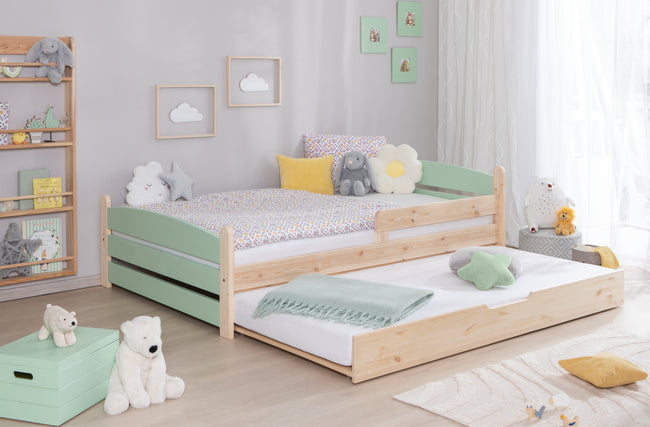 Kinderbett Einzelbett "Mello" 120x200 Kiefer massiv