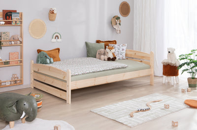 Kinderbett Einzelbett "Mello" 120x200 Kiefer massiv