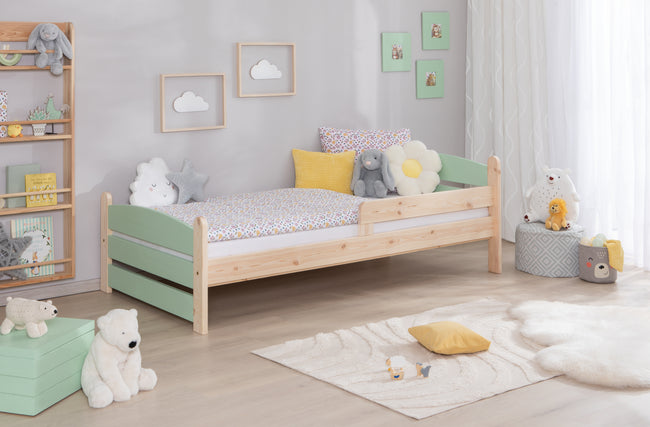 Kinderbett Einzelbett "Mello" 90x200 Kiefer massiv