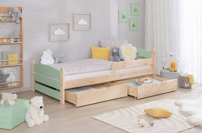Kinderbett Einzelbett "Mello" 90x200 Kiefer massiv