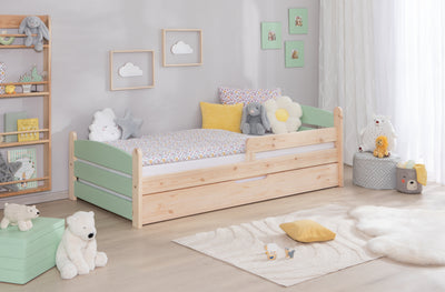 Kinderbett Einzelbett "Mello" 90x200 Kiefer massiv