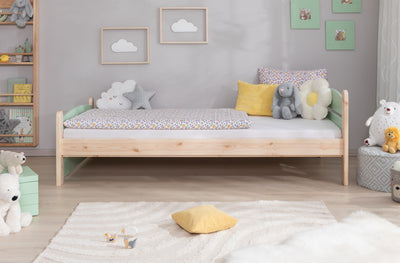 Kinderbett Einzelbett "Mello" 90x200 Kiefer massiv