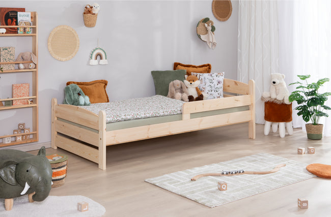 Kinderbett Einzelbett "Mello" 90x200 Kiefer massiv