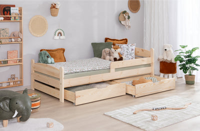 Kinderbett Einzelbett "Mello" 90x200 Kiefer massiv