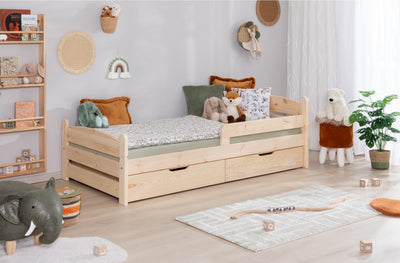 Kinderbett Einzelbett "Mello" 90x200 Kiefer massiv