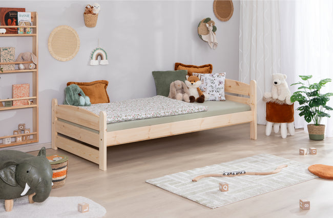 Kinderbett Einzelbett "Mello" 90x200 Kiefer massiv