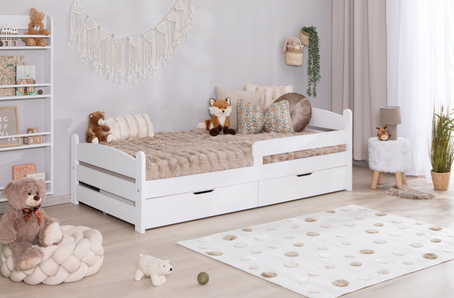 Kinderbett Einzelbett "Mello" 90x200 Kiefer massiv
