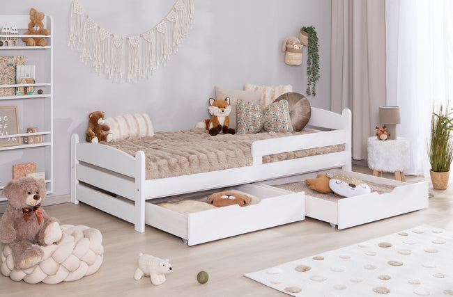 Kinderbett Einzelbett "Mello" 90x200 Kiefer massiv
