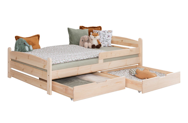 Kinderbett Einzelbett "Mello" 120x200 Kiefer massiv