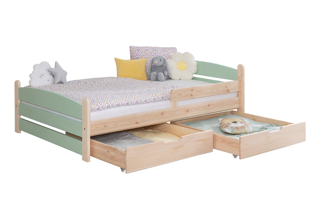 Kinderbett Einzelbett "Mello" 120x200 Kiefer massiv