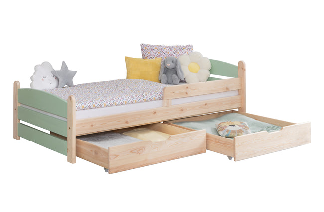 Kinderbett Einzelbett "Mello" 90x200 Kiefer massiv