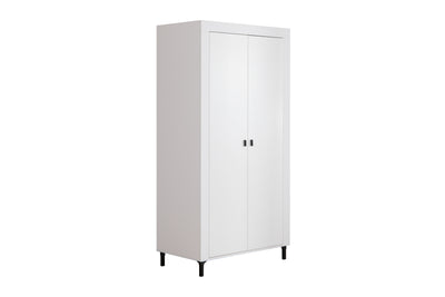 Kleiderschrank "Nora" 2-türig Weiß