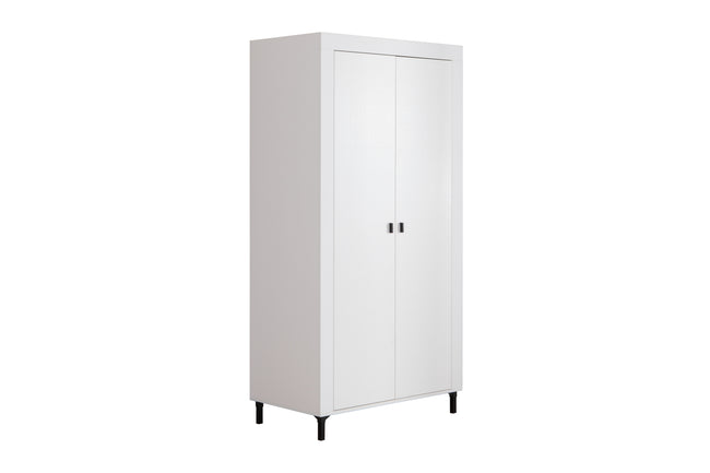 Kleiderschrank "Nora" 2-türig Weiß
