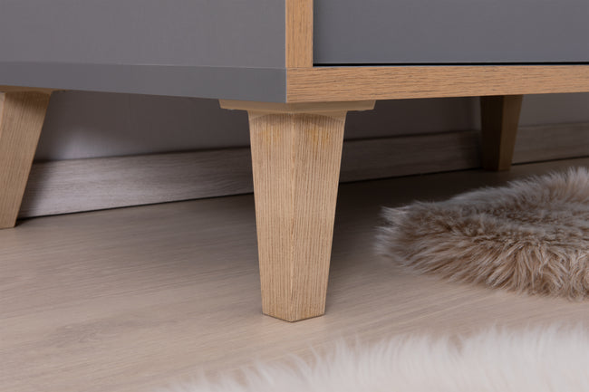 Kleiderschrank mit Stauraum "Thilo" 2-türig