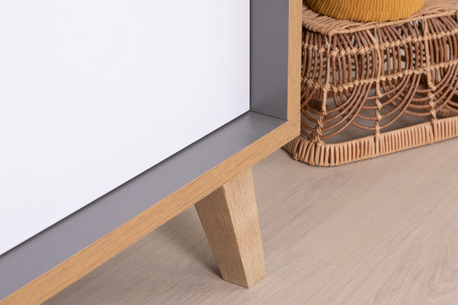 Kleiderschrank mit Stauraum "Thilo" 2-türig