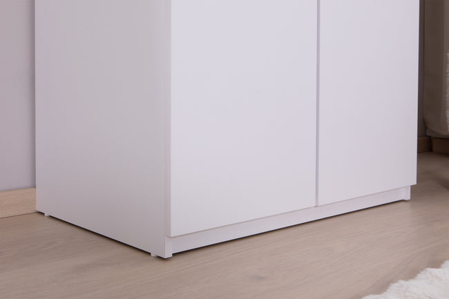 Kleiderschrank "Emil" 2-türig Weiß