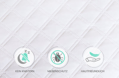 Wasserdichter Matratzenschoner mit Gummiband