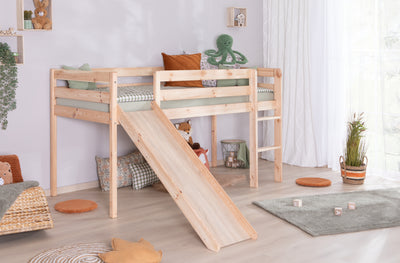 Rutschbett "Manuel" 90x200 Kiefer massiv