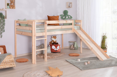 Rutschbett "Manuel" 90x200 Kiefer massiv