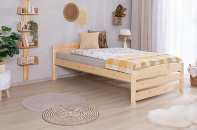 Stauraumbett Seniorenbett "Loni" 120x200 Kiefer massiv