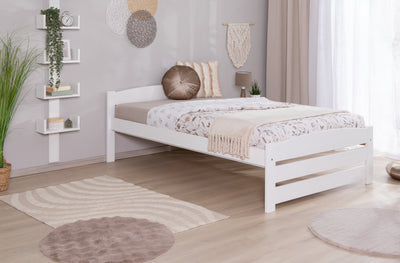 Stauraumbett Seniorenbett "Loni" 120x200 Kiefer massiv
