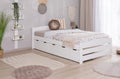 Stauraumbett Seniorenbett "Loni" 120x200 Kiefer massiv