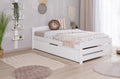 Stauraumbett Seniorenbett "Loni" 120x200 Kiefer massiv
