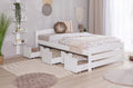 Stauraumbett Seniorenbett "Loni" 120x200 Kiefer massiv