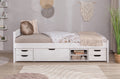 Stauraumbett Seniorenbett "Loni" 120x200 Kiefer massiv