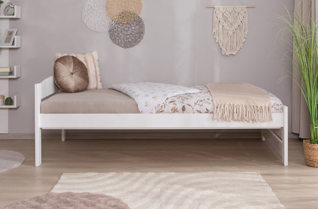Stauraumbett Seniorenbett "Loni" 120x200 Kiefer massiv
