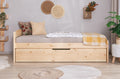 Stauraumbett Seniorenbett "Loni" 90x200 Kiefer massiv