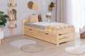 Stauraumbett Seniorenbett "Loni" 90x200 Kiefer massiv