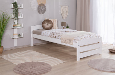 Stauraumbett Seniorenbett "Loni" 90x200 Kiefer massiv