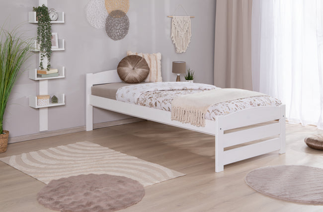Stauraumbett Seniorenbett "Loni" 90x200 Kiefer massiv