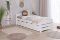 Stauraumbett Seniorenbett "Loni" 90x200 Kiefer massiv