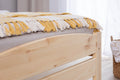 Stauraumbett Seniorenbett "Loni" 90x200 Kiefer massiv