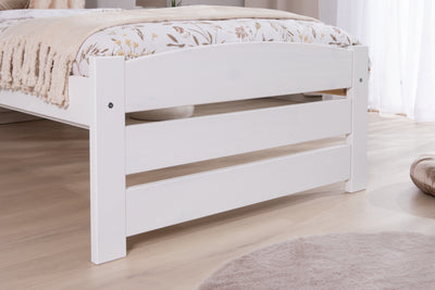 Stauraumbett Seniorenbett "Loni" 90x200 Kiefer massiv