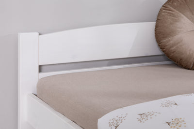Stauraumbett Seniorenbett "Loni" 120x200 Kiefer massiv