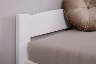 Stauraumbett Seniorenbett "Loni" 90x200 Kiefer massiv