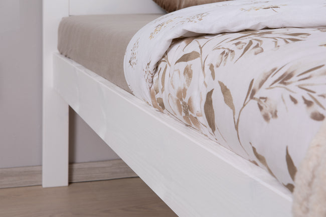 Stauraumbett Seniorenbett "Loni" 120x200 Kiefer massiv