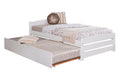 Stauraumbett Seniorenbett "Loni" 120x200 Kiefer massiv