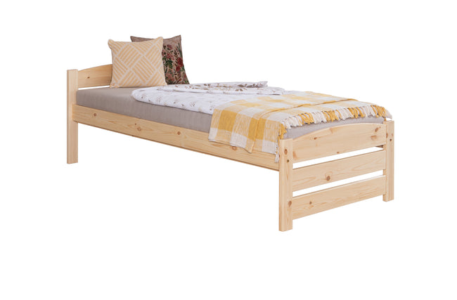 Stauraumbett Seniorenbett "Loni" 90x200 Kiefer massiv