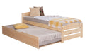 Stauraumbett Seniorenbett "Loni" 90x200 Kiefer massiv